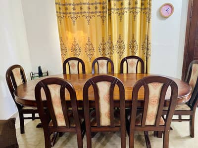 Solid Sheesham Wood Dining Table Set 8 Chairs | Premium Quality
