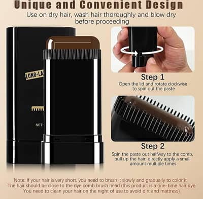 urgent hair dye comb
