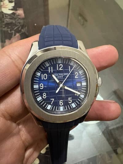 Patek Philippe Aquanaut Blue Dial & Strap - 5168G-001