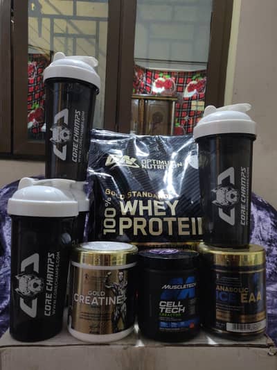 Supplements + Shaker