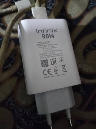 infinix note 50 pro ka 90watt charger