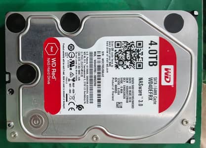 Western Digital Red Color Hard Drive 4 TB