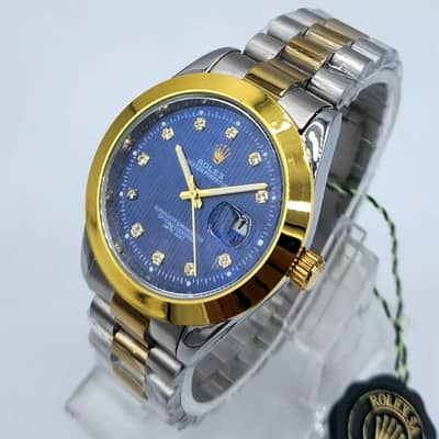  Luxury Gold Rolex-Style Watch 