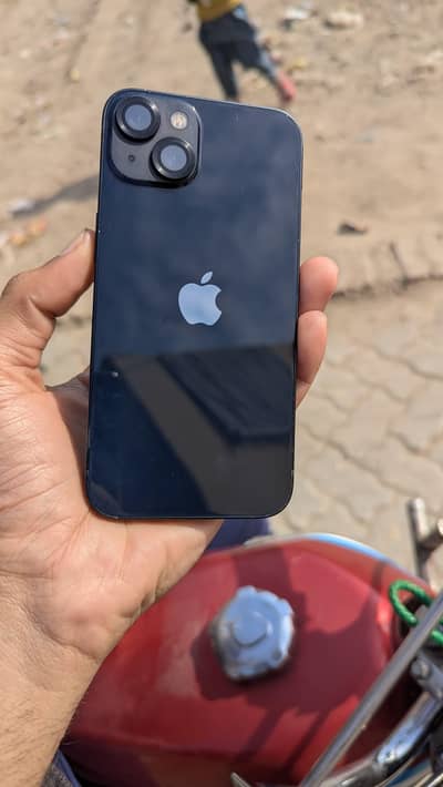 i phone 13 128 condition 10 by 9 with original charger and cable