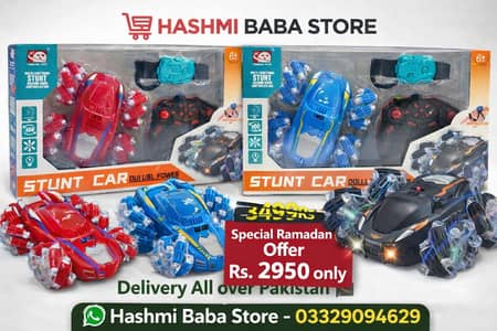 SPECIAL RAMADAN OFFER,Rc,Stunt Car,Multi Functions and colors,FAST SPD