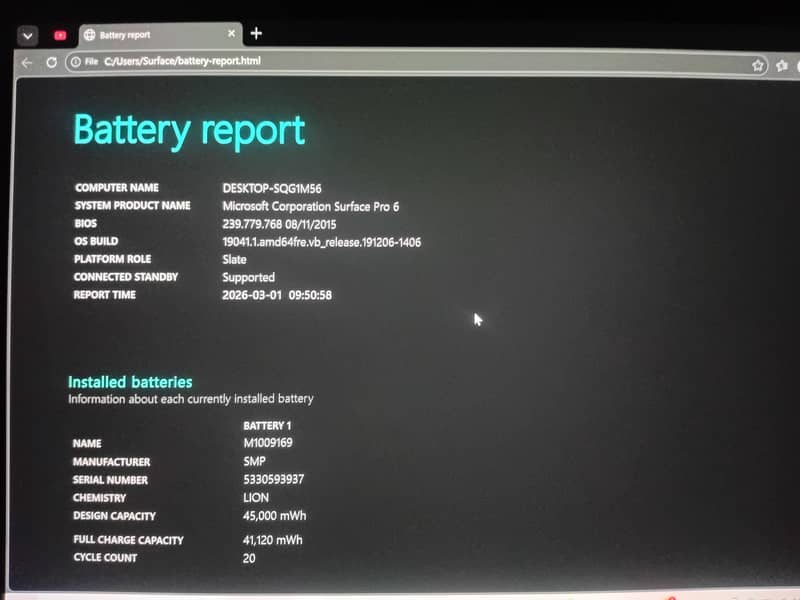 Microsoft Surface Pro 6 4