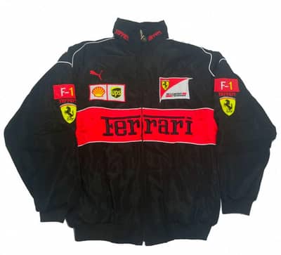 FERRARI F1 Export Quality Jackets For Men's Premium Quality Embroidery