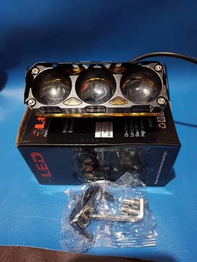 3 LED FOG LIGHT MOTORCYCLE & CAR WATER PROOF