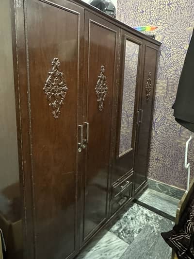 4 Door Wooden Almari for Sale