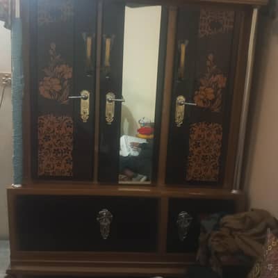 The wardrobe is new and in good condition.