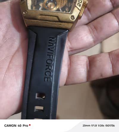 like brand new dr used Navy force original wrist watch