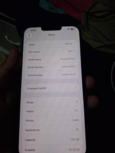 iPhone 14 Plus FU 128GB 90% Health