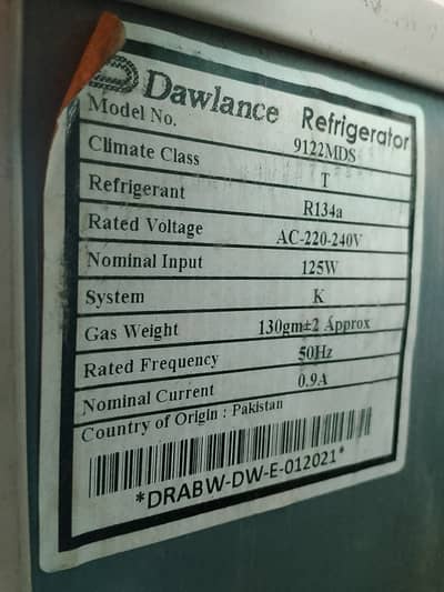 Dawlance Friage for sell