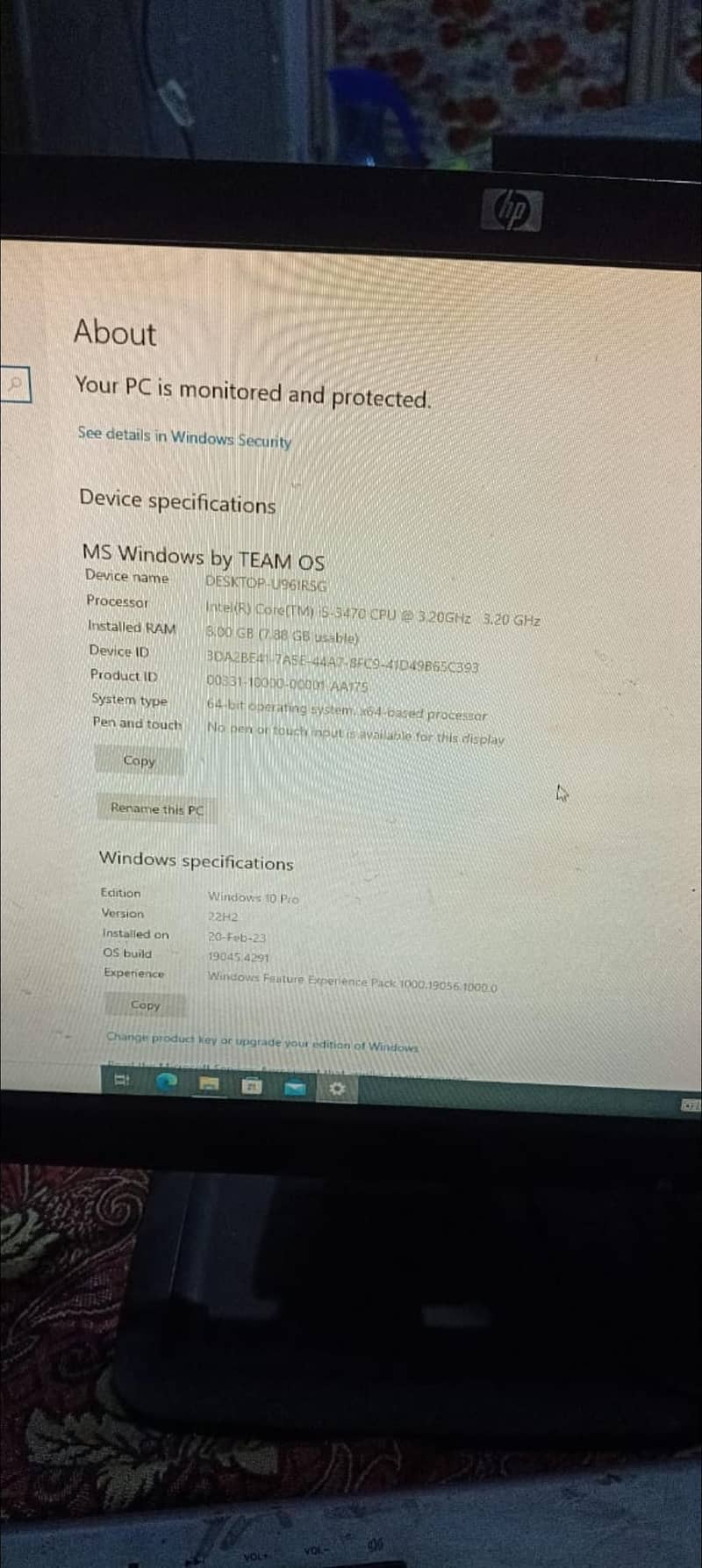 computer and LCD complete set 1