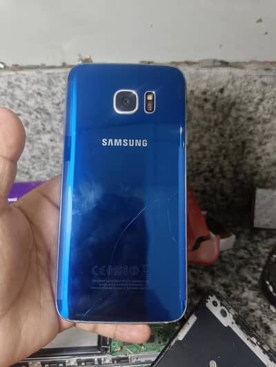 Samsung S7 edge all ok only mobile back bark  3.32