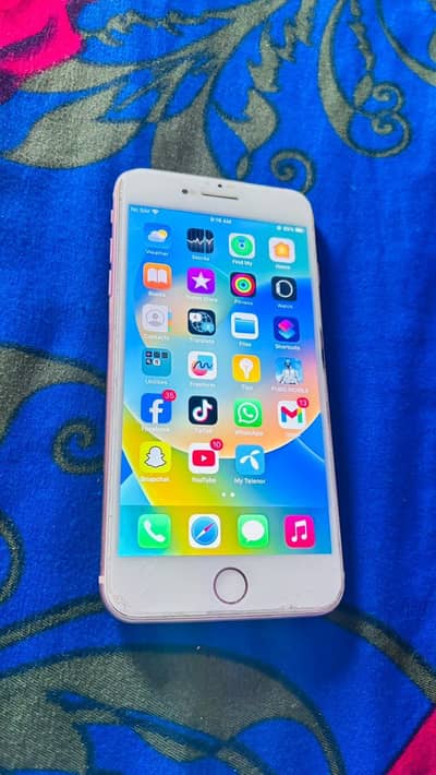 i phone 8 plus total geniun non pta 64 gb  trutone on finger ok ha