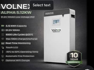 volnex alpha 5kwh battery
