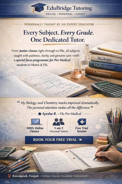 Home tuitions, helping students with difficult subjects and queries.