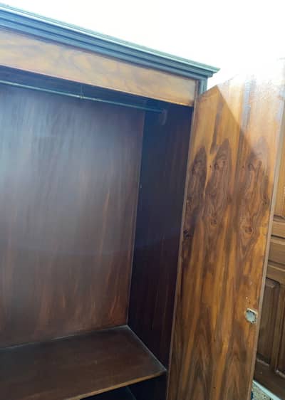 Title  Solid Wooden Almari –  good  Condition