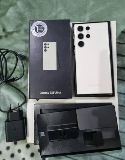Samsung galaxy S23 Ultra 12/512 Complete Box Urgent Sale Connect Wtp