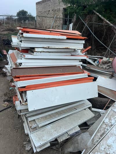 Mall Rack Metal Sheets Painted