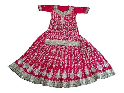 Bridal Red Lehenga Choli – Heavy Embroidery Wedding Dress