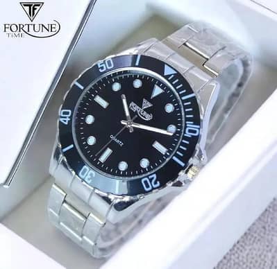 Black Rolex watch stainless steel