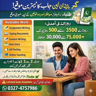 Typing job / Data Entry Job / Assignment Job / Online Job / Part Time