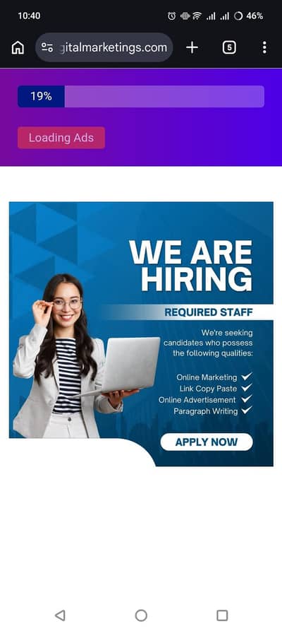 online jobs/full time/part time/simple typing jobs for boys and girls