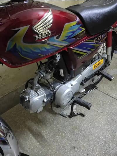 I want to sale my Honda CD 70 2021 model in very good condition