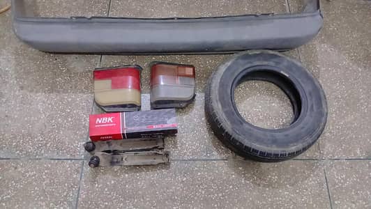 Mehran bumper, back lights, Ball joint, Tyre