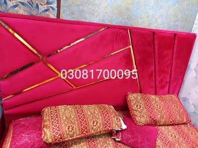 Bed set, with tow side table , poshish Bed, King size bed