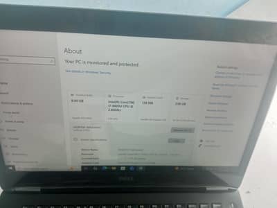 Dell latitude E7470 i7 6th generation 8gb Ram 256ssd hard