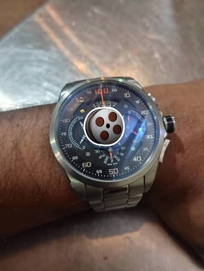 stainless steel watch