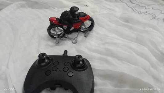 mini flying bike stunt bike with wireless 2.4g remote