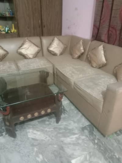 sofa set with table. .