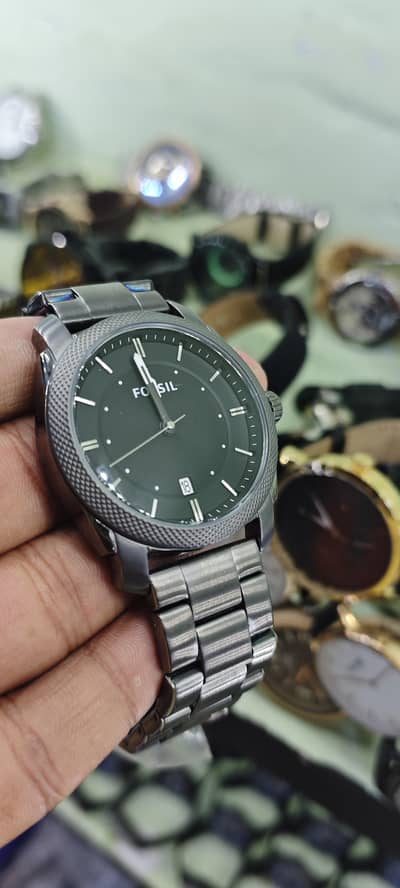 Fossil  watch smoke color Genuine