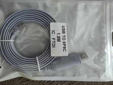 RS232 FTDI USB to RJ45 Console Cable 1.8M