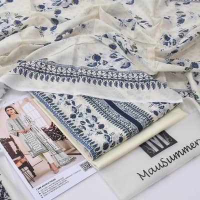 Ladies 3 Piece Suit Unstitched | Fancy Dress |Party Wear & Casual Suit