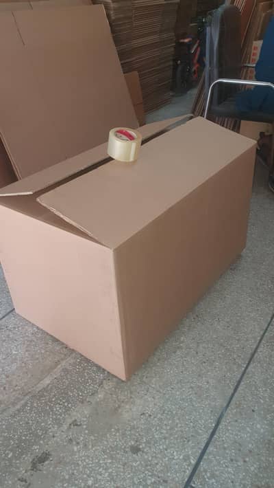 New Carton Box with Strong Tape & Thermocol in lahore