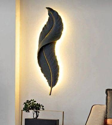 Modern Leaf Wall Light – 2ft & 3ft Size Available