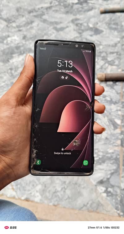 Samsung Galaxy note 8 condition 10 by 8
