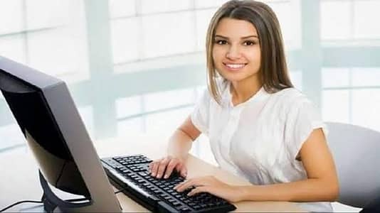 we need female computer worker for office