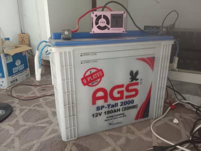 AGS SP-Tall 2000 12V 180AH — بہترین سولر اور UPS بیٹری