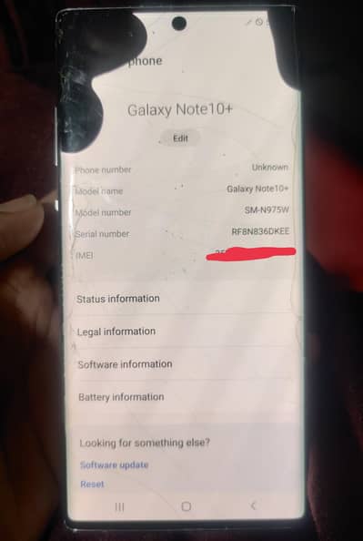 Samsung note 10 plus 12/256 Sim working