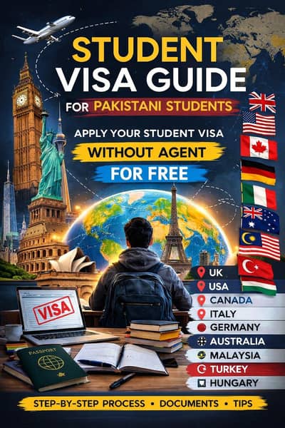 ebook for student visas  UK USA Canada Germany australia Rs 550