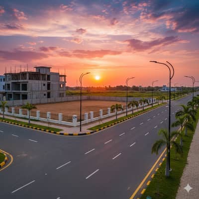 Luxury 1000 Yards Plot For Sale 15th Street, DHA Phase VI | Prime Location |