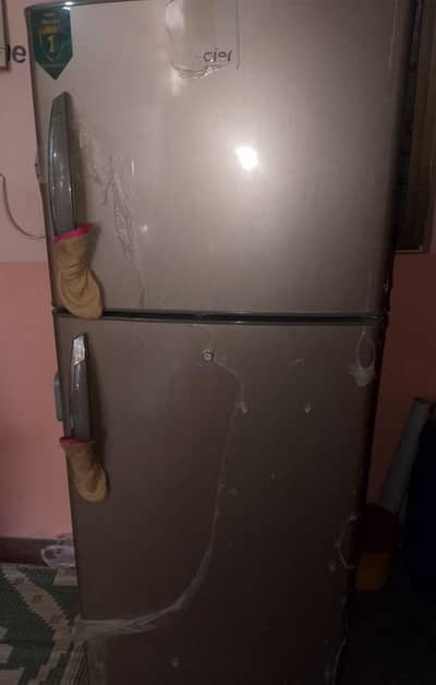 Haier Double Door Fridge Excellent Cooling Good Condition Home Used