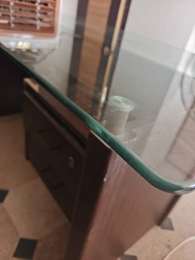 Executive Office Table with side table