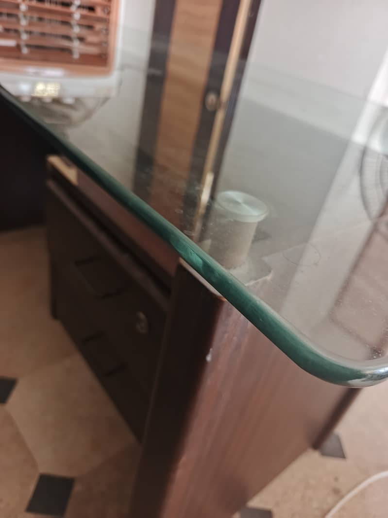 Executive Office Table with side table 0